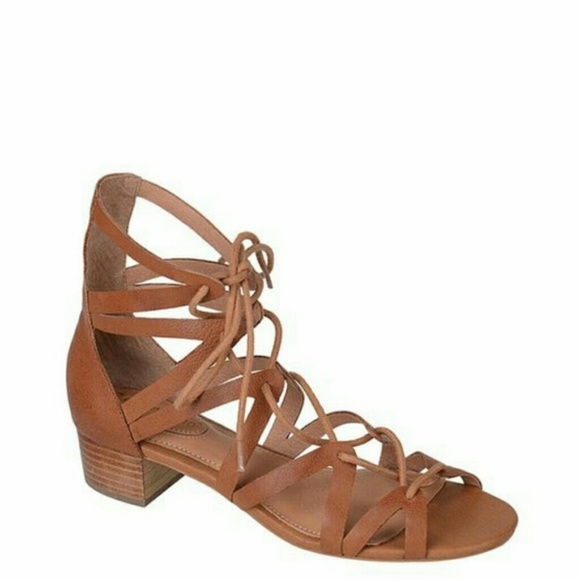 Anthropologie Corso Como Jamaica Gladiator Sandals Tan Leather - Picture 3 of 5